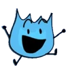 Firey colored in blue (Community post)