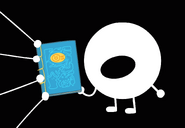 Donut's silhouette with his diary in "Who Stole Donut's Diary?".