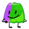 Gelatin infused with a little bit of Lollipop's dye before the hug(BFB 27)
