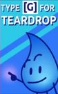 Save Teardrop