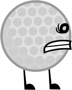 Bfb Golf Ball Intro Pose Bfdi Assets By - Bfb Golf Ball