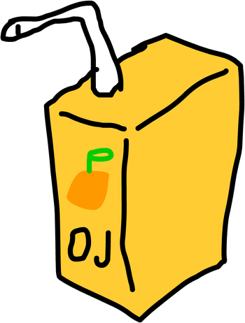 Orange Juice Box