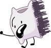 Pillow with forks on her (BFB 4)