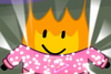 Firey wearing a sweater
