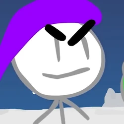 Click here to view the image gallery for Purple Girl with Wind Hair and Angry Eyes.