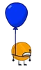 Coiny with a balloon tied around his waist (BFDI 11)