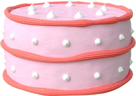Cake Strawberry cgi