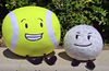 The Tennis Ball and Golf Ball plushies