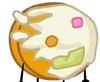 Coiny with a beautiful flavourful, durian-infused ambrosia on his face (BFDIA 22)