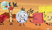 Blocky trying to take Bubble