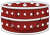 Red Velvet Chess Cake