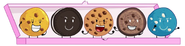 Golden Cookie; Dadu1492, Cream Betweens; Random Guy, Chocolate Cookie; Snacks, Double Chunk Chocolate; MascotCentralandMore, Blue Cookie; BuzzieBerm