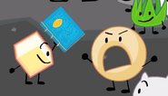 Loser grabbing Donut's second diary.