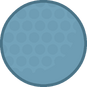 Big Blue Golf Ball
