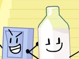 Bottle, Liy, and Pen