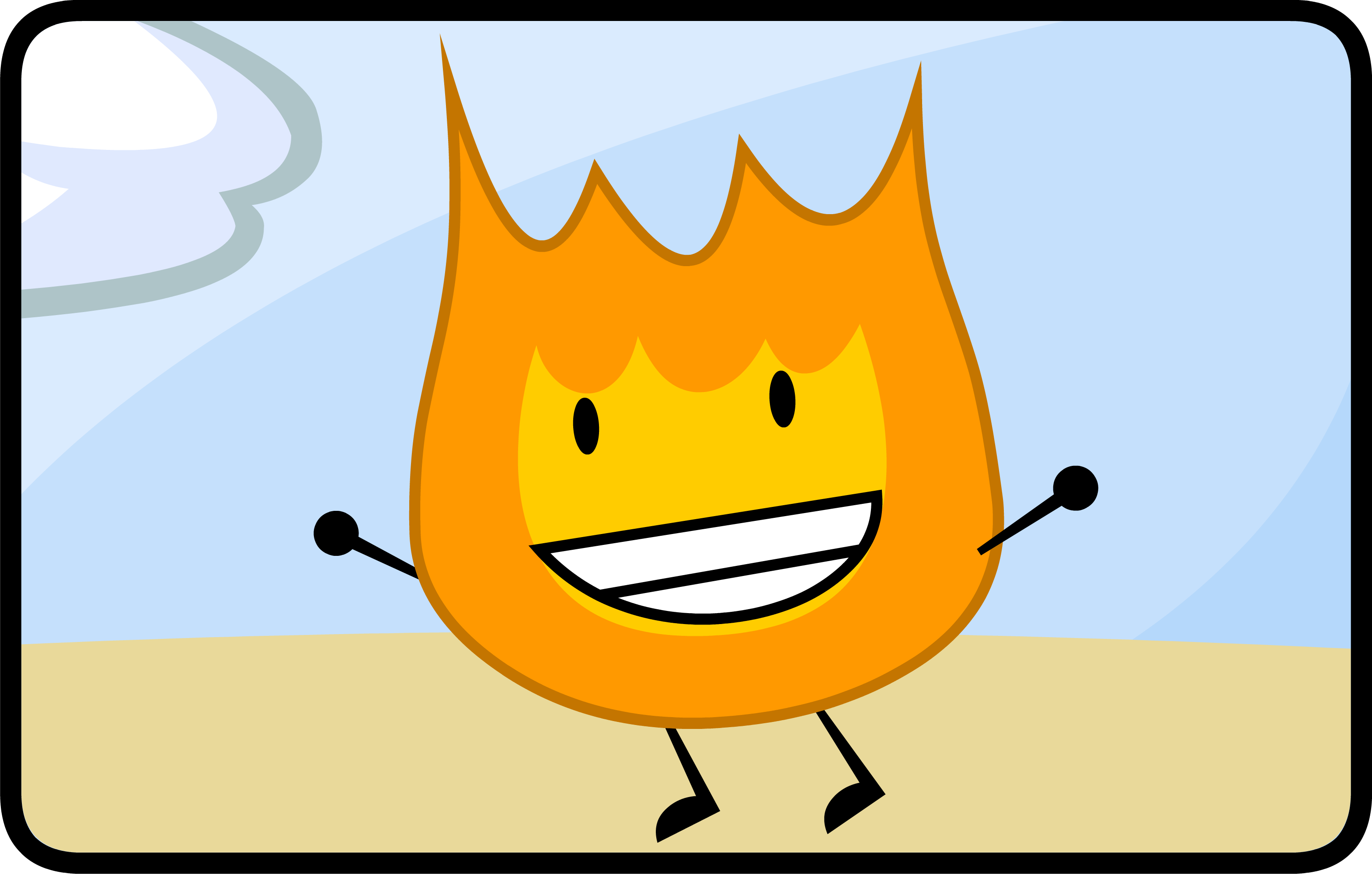 Jacknjellify on X: Here's a shot from an early version of BFDI 1, before  we decided to take a different approach.  / X