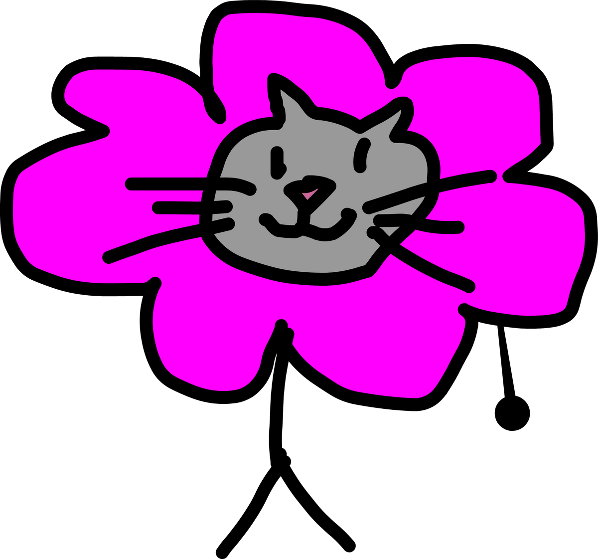 Flower Wikia, Flower Icon Battle For Dream Island Wiki, purple, magenta,  human Body png