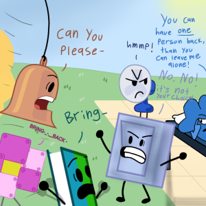 A message for the BFDI wiki users (On FANDOM) by CadelOFanBlock on  DeviantArt