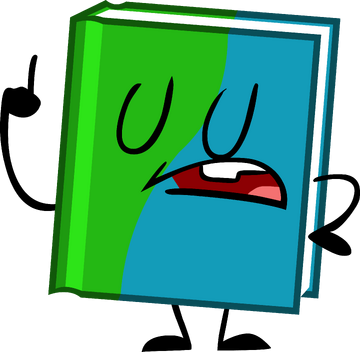 Happy Book Mouth Closed Updated - Bfdi Book Mouth, png, transparent png