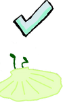 Ditto, but green with checkmark