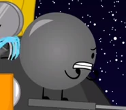 Bubble about to be flung