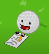 Golf Ball singing in BFDI 3