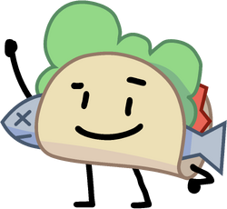 Battle For Dream Island Wiki - Bfdi Taco, HD Png Download - vhv