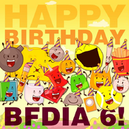 "One year ago, BFDIA made its grand return with its fabled sixth episode!"