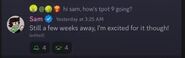 This message was sent on November 24, 2023