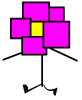 Robot Flower como Mechanical Flower (BFDI 14)