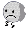 Golf Ball with Glue in her back (TPOT 17)