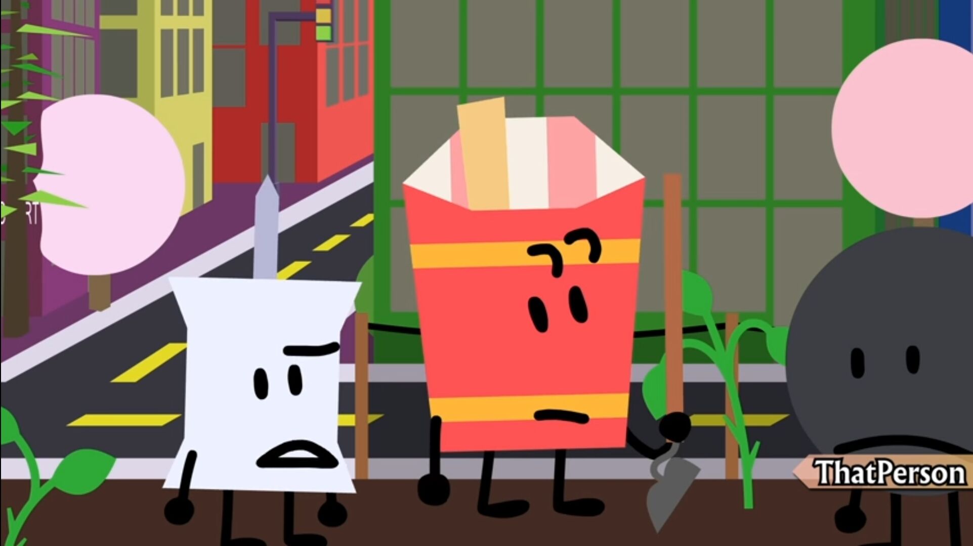 I made a scene from BFB 1O in the BFDI-IDFB style. Put a BFB+