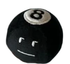 8-Ball as a (bouncy) plush.