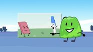 Gelatin using the BFB to watch the beginning of BFB 1