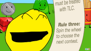 Yellow Face reading the rules.