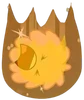 Puffball is on fire (BFDIA 2,6)