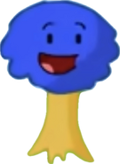 Blue Tree; Misty
