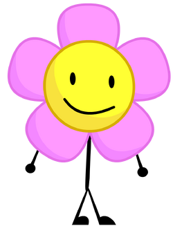 Pink Flower, Battle For Dream Island, Bfdi Recommended Characters, Flower  Robot, Blog, Facial Expression, Yellow, Cartoon transparent background PNG  clipart