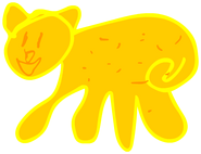 yellow leopard; ORANGE D.