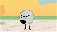 Golf Ball explaining what happened