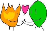 Leafy And Firey As A Couple