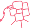 Robot Flower charging, as a doodle (TPOT 10)