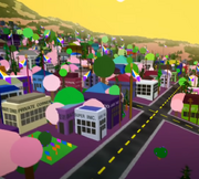 A view of the Yoyle suburbs