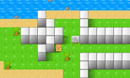 The finishing island.
