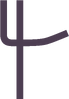Bent fork