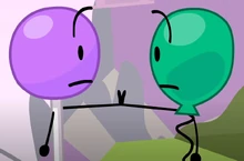 Lollipop and balloony finally interacted