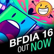 "BFDIA 16 is HERE! Watch it with your friends or family on this oh-so thankful weekend!"