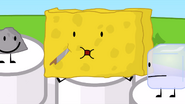 Spongy shows that he's a damage-sponge.