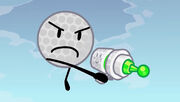 Golf Ball and the zap shooter