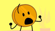Coiny during the challenge in BFB 12